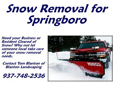 Springboro Snow Removal